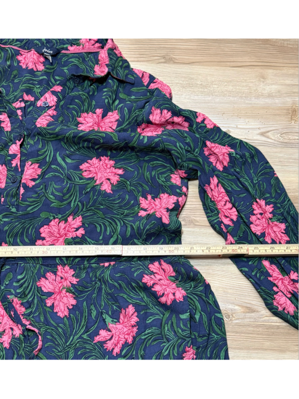 Joules Harper tiered shirt dress Size 14 - Picture 8 of 9
